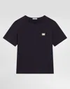 Dolce & Gabbana Jersey T-shirt With Logo Plate In Black