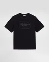 Dolce & Gabbana Jersey T-shirt With Logo Tag In Blue
