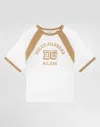 Dolce & Gabbana Jersey T-shirt With Print And Embroidery In White