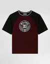 Dolce & Gabbana Jersey T-shirt With Print In Black