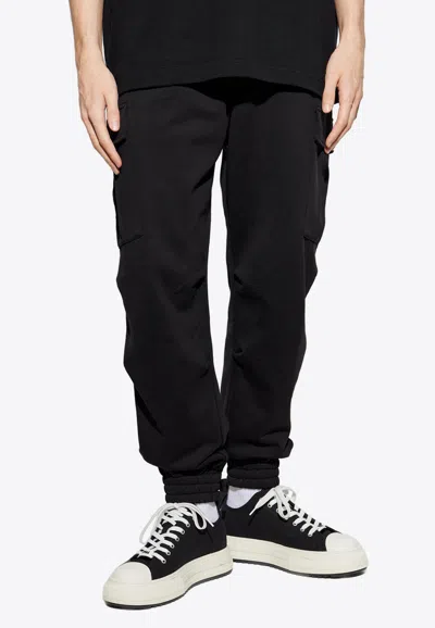 Dolce & Gabbana Jersey Track Pants In Black