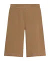 Dolce & Gabbana Cotton Jogging Shorts In Brown