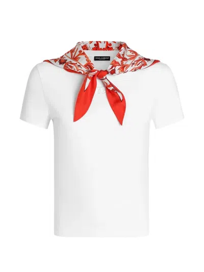 Dolce & Gabbana Jersey T-shirt In White