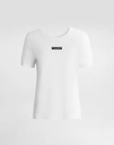 Dolce & Gabbana Jersey T-shirt In White