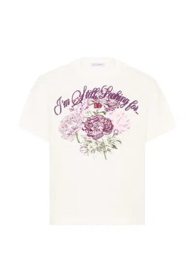 Dolce & Gabbana Kids' Jersey T-shirt In White