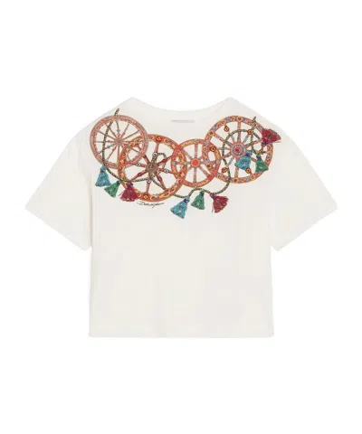 Dolce & Gabbana Jersey T-shirt With Applications In Multi