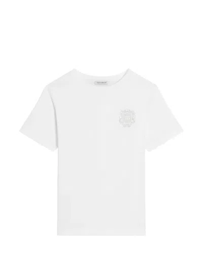 Dolce & Gabbana Kids' Jersey T-shirt With Patch In White
