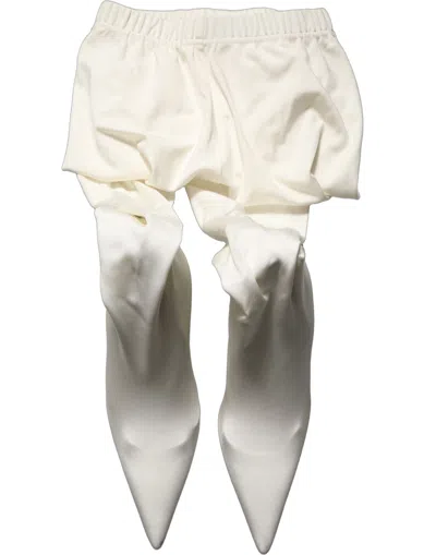 Dolce & Gabbana Jersey-tights Pump Pump In White