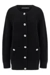 Dolce & Gabbana Virginwool Cardigan In Black