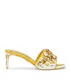 Dolce & Gabbana Keira 60 Majolica Print Crystal Embellished Mules In Multi