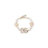 Dolce & Gabbana Elegant Brass And Plastic Women's Bracelet In Grey