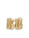 Dolce & Gabbana Logo Polished Earcuff In Grey