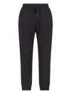 Dolce & Gabbana Black Track Pants With Logo Applied On The Back In Cotton Man In Gray
