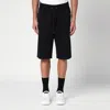 Dolce & Gabbana Dolce&gabbana Men Logo Plaque Jogging Bermuda In Black