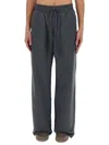 Dolce & Gabbana Cotton Wide-leg Sweatpants Zipper Pocket