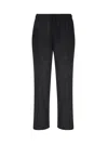 Dolce & Gabbana Silk Jogging Pants With Dg Embroidered Patch In Grey
