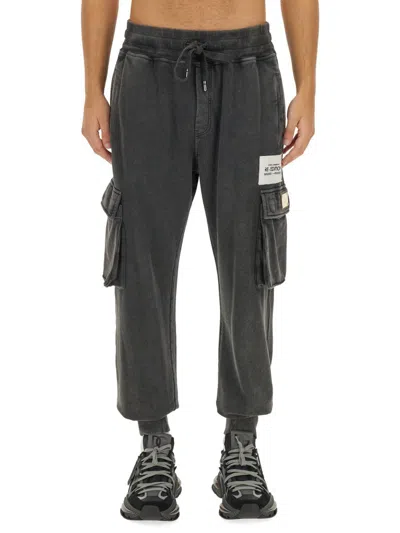 DOLCE & GABBANA DOLCE & GABBANA JOGGING PANTS WITH LOGO