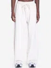Dolce & Gabbana Jogging Trousers With Embroidery In Cream