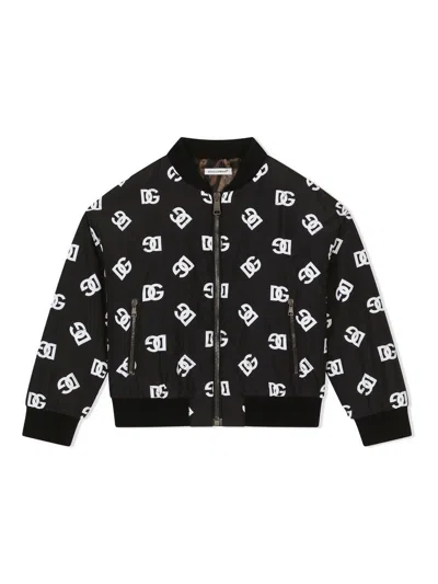 Dolce & Gabbana Jr Kids' Chaqueta Bomber - Negro In Black