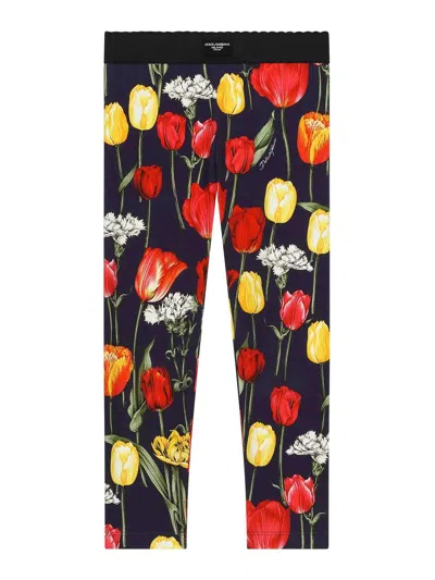 Dolce & Gabbana Jr Kids' Leggins - Azul In Green