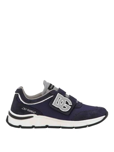 Dolce & Gabbana Kids' Zapatillas - Azul In Blue