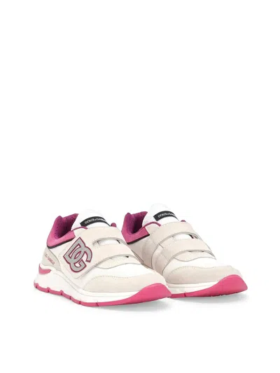 Dolce & Gabbana Kids' Zapatillas - Blanco In White