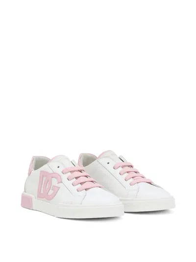 Dolce & Gabbana Kids' Zapatillas - Blanco In White