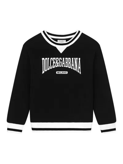 Dolce & Gabbana Jr Kids' Sudadera - Negro In Black