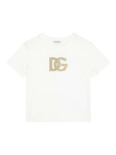 Dolce & Gabbana Jr Kids' Camiseta - Blanco In White
