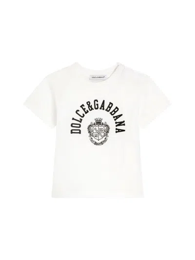 Dolce & Gabbana Jr T-shirt With Print In White