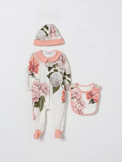 Dolce & Gabbana Babies' Jumpsuit  Kids Color White In Multi