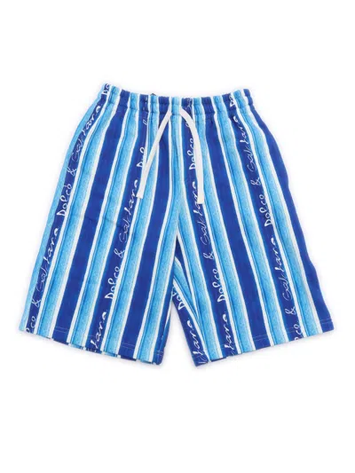 Dolce & Gabbana Junior Kids'  Bermudas In Blue