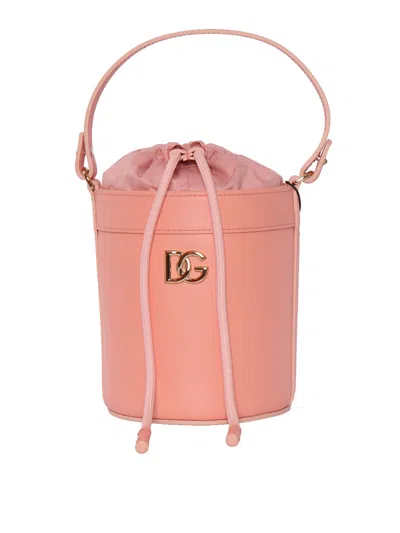 Dolce & Gabbana Junior Kids'  Bucket Bag In Orange