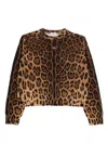 Dolce & Gabbana Junior Crewneck Pullover In Animal Print