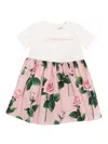 Dolce & Gabbana Junior Dress Shortslv+pants In Multi