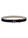 Dolce & Gabbana Junior Logo Belt In Black