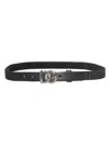 Dolce & Gabbana Junior Logo Belt In Black