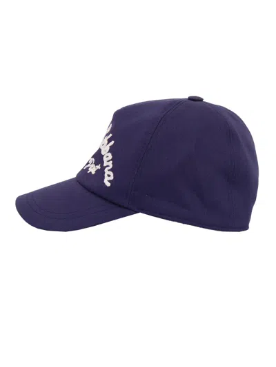 Dolce & Gabbana Junior Kids'  Peaked Cap In Purple