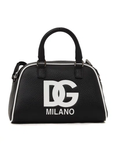Dolce & Gabbana Junior Kids' Shoulder Bag In Black