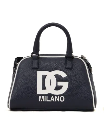 Dolce & Gabbana Junior Kids' Shoulder Bag In Blue