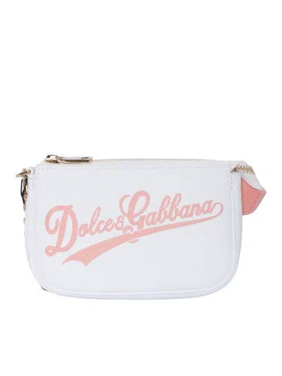 Dolce & Gabbana Junior Kids'  Shoulder Bag In White