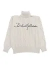 Dolce & Gabbana Junior Turtle Neck Pullover In Multi