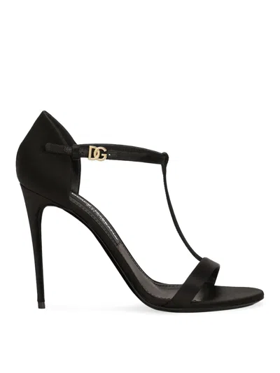 DOLCE & GABBANA SANDALIAS - NEGRO