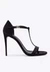 Dolce & Gabbana Woman Sandals Black Size 7.5 Textile Fibers In Black