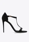 Dolce & Gabbana Woman Sandals Black Size 7.5 Textile Fibers In Black