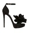 Dolce & Gabbana Open-toe High-heeled Sandals In Black