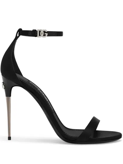 DOLCE & GABBANA KEIRA LEATHER SANDALS