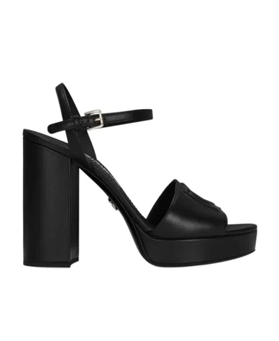 DOLCE & GABBANA DOLCE  GABBANA KEIRA ANKLE STRAP HEELED SANDALS