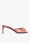 Dolce & Gabbana Sabot Keira In Pelle Rosa Donna In Pink