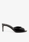 Dolce & Gabbana Black Patent Leather Slingback In Black